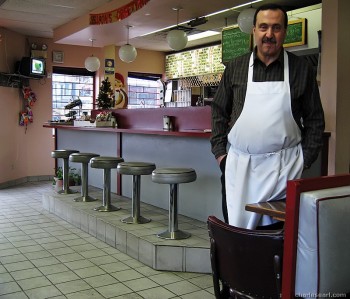Christmas at the local Diner (Kafe Kazan - John Kazan)
